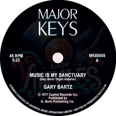 Gary Bartz-Music Is My Sanctuary / Carnaval De L'Esprit