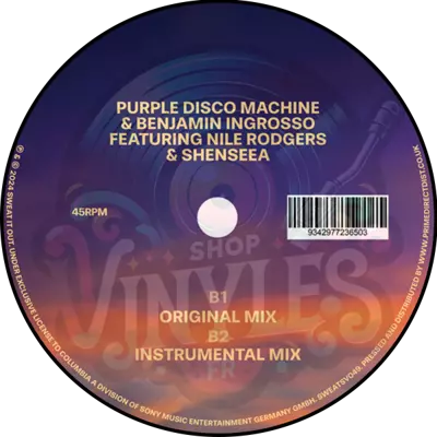 Purple Disco Machine & Benjamin Ingrosso Featuring Nile Rodgers & Shenseea - Honey Boy
