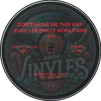 Harold Melvin & The Bluenotes & Kokomo - Don't Leave Me This Way (Dave Lee Philly World mix)