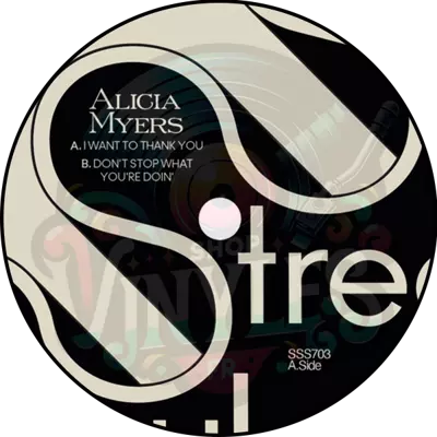 Alicia Myers - I Want To Thank You / Don't Stop What You're Doin'