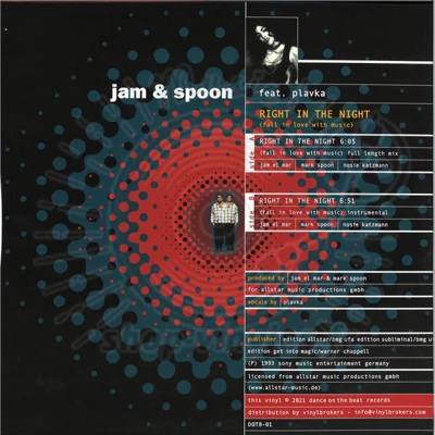 JAM & SPOON feat. PLAVKA - Right In The Night