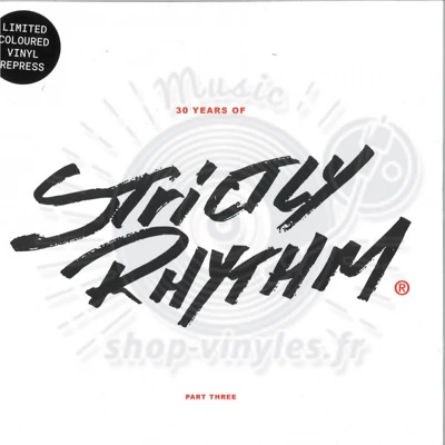 Various Artists - 30 Years Of Strictly Rhythm - Part One (White Vinyl Repress)