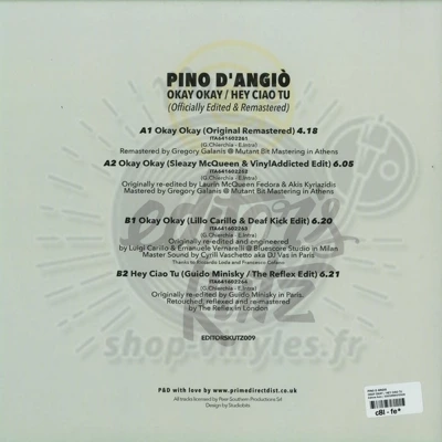 Pino D'angio - Okay Okay / Hey Ciao Tu (officially Edited & Remastered)