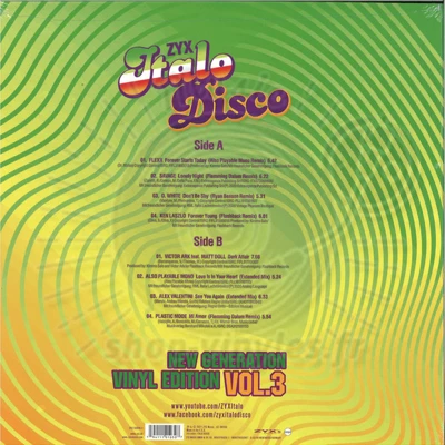 Various Artists - ZYX Italo Disco New Generation: Vinyl Edition Vol. 3