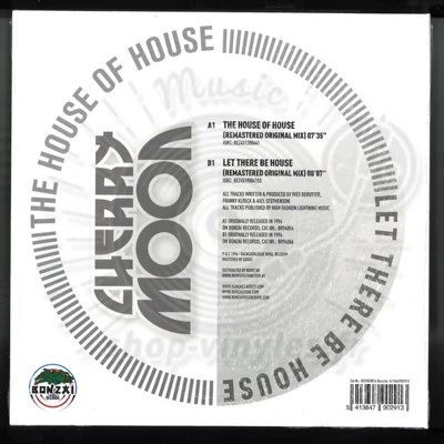 Cherrymoon Trax - he House Of House / Let There Be House