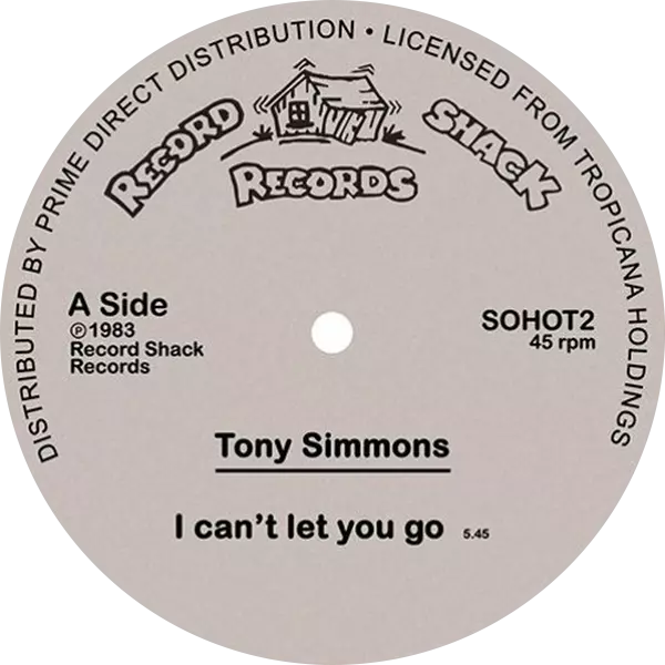 Tony Simmons & Soul Shack - I can’t let you go / Galactic Funk