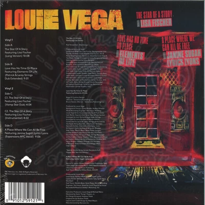 Louie Vega - The Star Of A Story / Love Has No Time Or Place / A Place Where We Can All Be Free Ft. Janine Sugah Lyrics Lyons