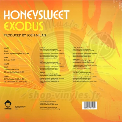 Honeysweet - Exodus LP 2x12
