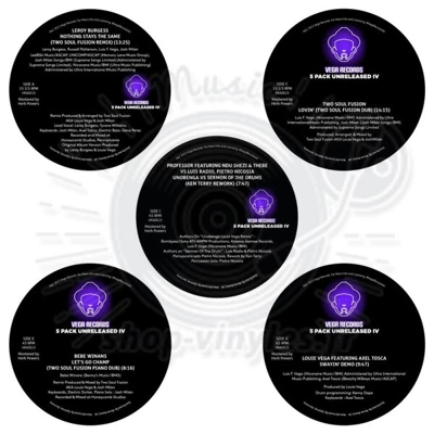 Louie Vega, Various Artists-Vega Records 5 Pack Unreleased IV 5x12
