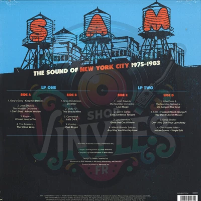 Various - SAM Records Anthology  The Sound of New York City 1975  1983 LP 2x12